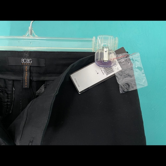 NWT! BCBG Sz.6, Black Dress Slacks - Picture 2 of 3